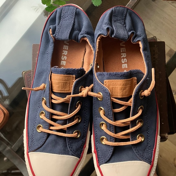 Converse Shorelines Navy Blue with Rope Laces - Size 9 - Picture 4 of 4